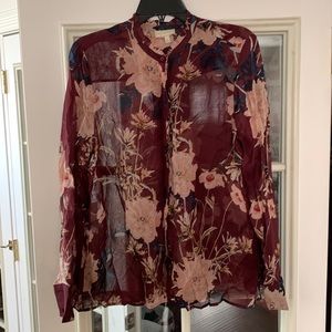 Lucky Brand Floral Blouse